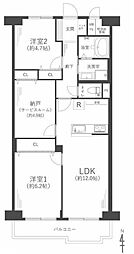 間取図画像 2SLDK