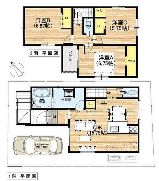 間取りを拡大表示