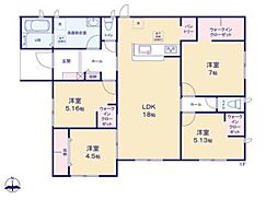 掛川市大渕　新築全2棟　2号棟