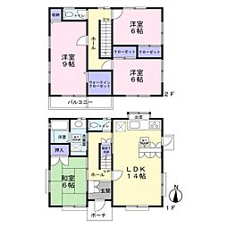 オール電化の2階建て磐田市福田