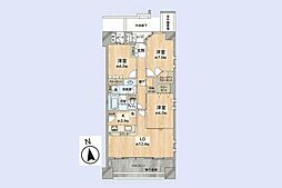 セントフォーレ飯能 3LDKの間取図画像