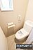 トイレ：【　トイレ　/　toilet　】明るく清潔的なウォッシュレット付きトイレ