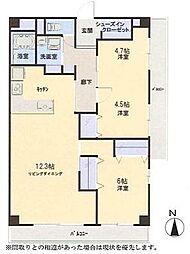 東海狭山マンション 3階角部屋