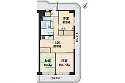 若葉台マンション 4階角部屋