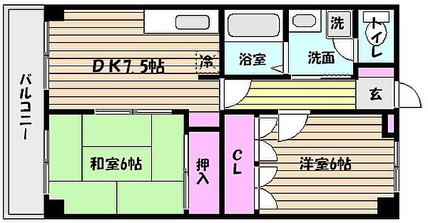 INK東灘 ｜兵庫県神戸市東灘区住吉本町１丁目(賃貸マンション2DK・3階・49.00㎡)の写真 その2