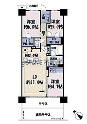 間取図画像 3LDK
