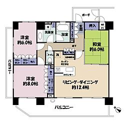 間取図画像 3LDK