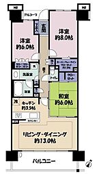 間取図画像 3LDK