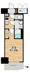 プレサンス新大阪ザデイズ 1Kの間取図画像