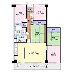 間取図画像 5LDK