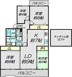 間取図画像 4LDK