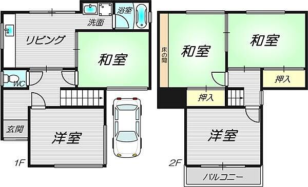 間取りを拡大表示