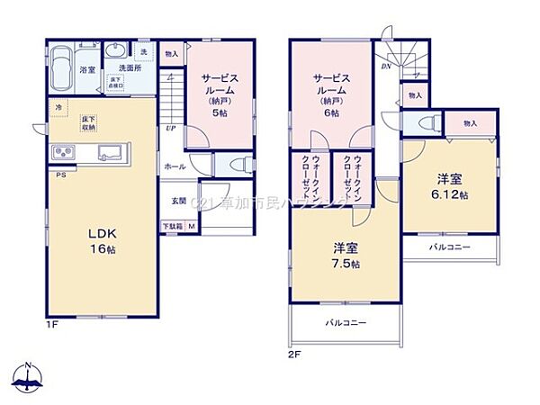 間取りを拡大表示