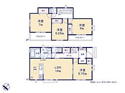 八潮市鶴ケ曽根 新築一戸建て C号棟