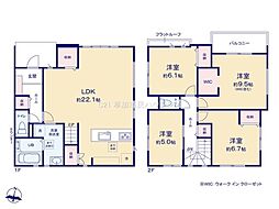 八潮市鶴ケ曽根 新築一戸建て 5期2号棟