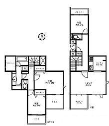 シティパル武蔵野 3LDKの間取り