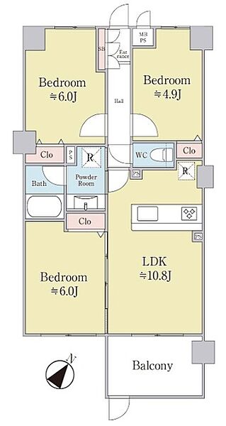 間取りを拡大表示