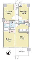 間取図画像 3LDK