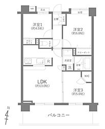 間取図画像 3LDK