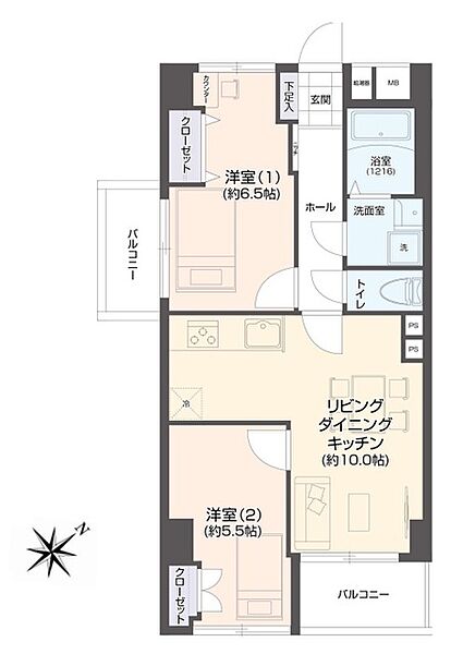 間取りを拡大表示