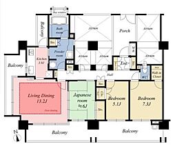 間取図画像 3LDK
