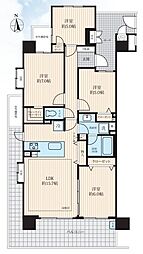 オーベル吉祥寺WEST 4LDKの間取図画像