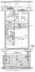 プラウドシティ吉祥寺 2LDKの間取図画像