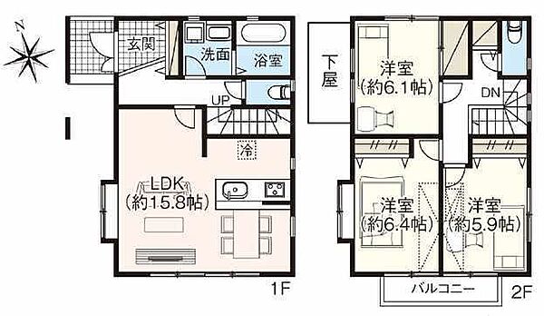 間取りを拡大表示