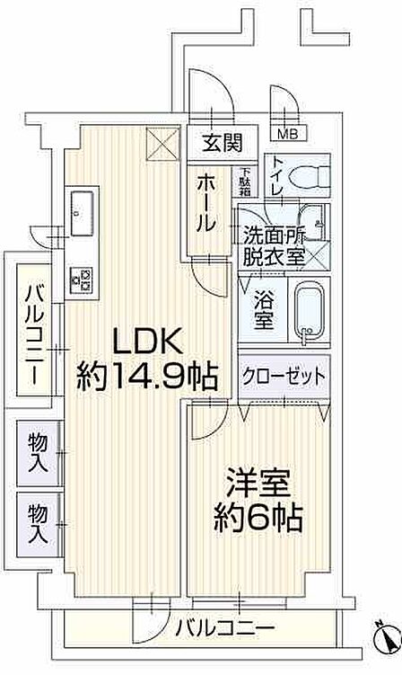 使いやすいスタンダードなプラン、無駄を少なくし有効に使えるスペースをできる限り多く設けました