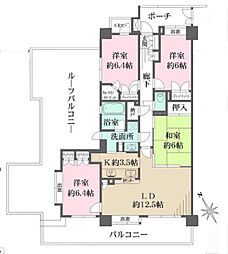 藤和シティホームズ八王子大和田町 3LDKの間取図画像