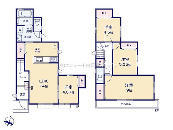 間取りを拡大表示