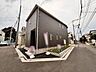 外観：建物が完成しましたので室内のご見学予約スタート。当日のご見学予約も大歓迎です。お気軽にご連絡ください。エステート白馬国分寺店は火曜水曜も営業しております。 