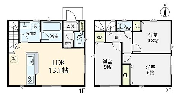 間取りを拡大表示
