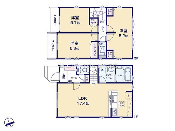 間取りを拡大表示