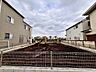 外観：建物のモデルハウスのご見学予約もスタートしました。当日のご見学予約も大歓迎ですので、お気軽にお問合せください。 