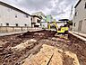 外観：建物のモデルハウスのご見学予約もスタートしました。当日のご見学予約も大歓迎ですので、お気軽にお問合せください。 