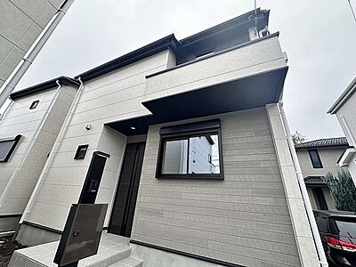 外観：建物が完成しましたので室内のご見学予約スタート。当日のご見学予約も大歓迎です。お気軽にご連絡ください。他にもインターネットに掲載していない情報も沢山ありますので、比較で併せてご見学ができます。 