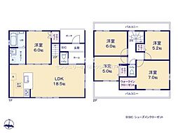 川越市野田1期　新築一戸建て