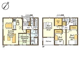 日高市中鹿山第7　新築分譲住宅　全11棟　2号棟