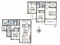 川越市中台3期 新築分譲住宅 全3棟 2号棟