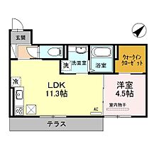 Le ciel 2  ｜ 滋賀県草津市矢倉１丁目（賃貸アパート1LDK・1階・41.01㎡） その2