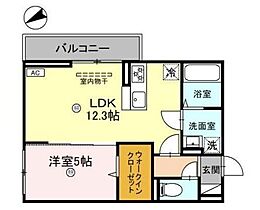 collina一里山  ｜ 滋賀県大津市一里山５丁目（賃貸アパート1LDK・1階・41.86㎡） その2