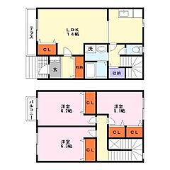 物件の間取り