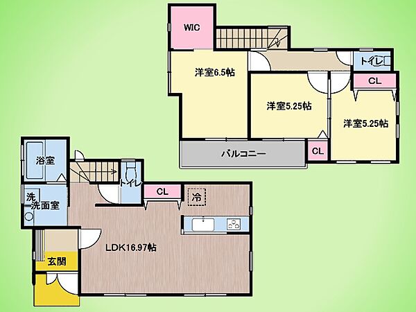 間取りを拡大表示