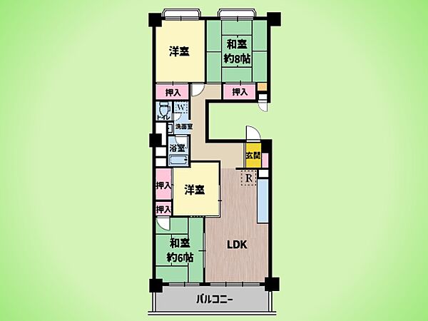 間取りを拡大表示