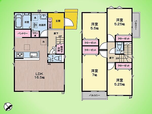 間取りを拡大表示