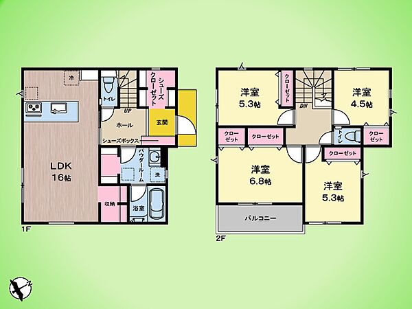 間取りを拡大表示
