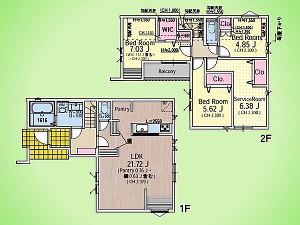 間取りを拡大表示