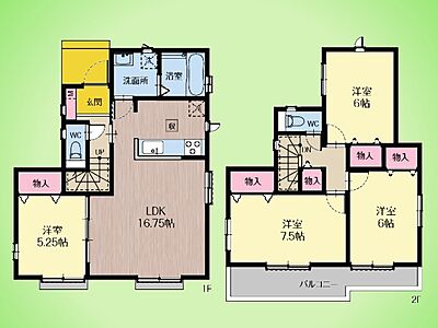 間取り:○間取り図○ 間取り:○間取り図○