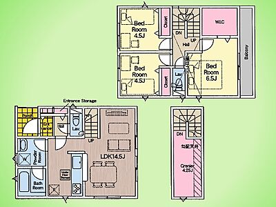 間取り：○間取り図○